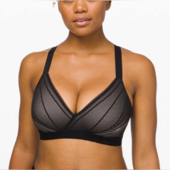 NWT Lululemon Awake to Lace Bra Black/Birthday 32C - Picture 4 of 11